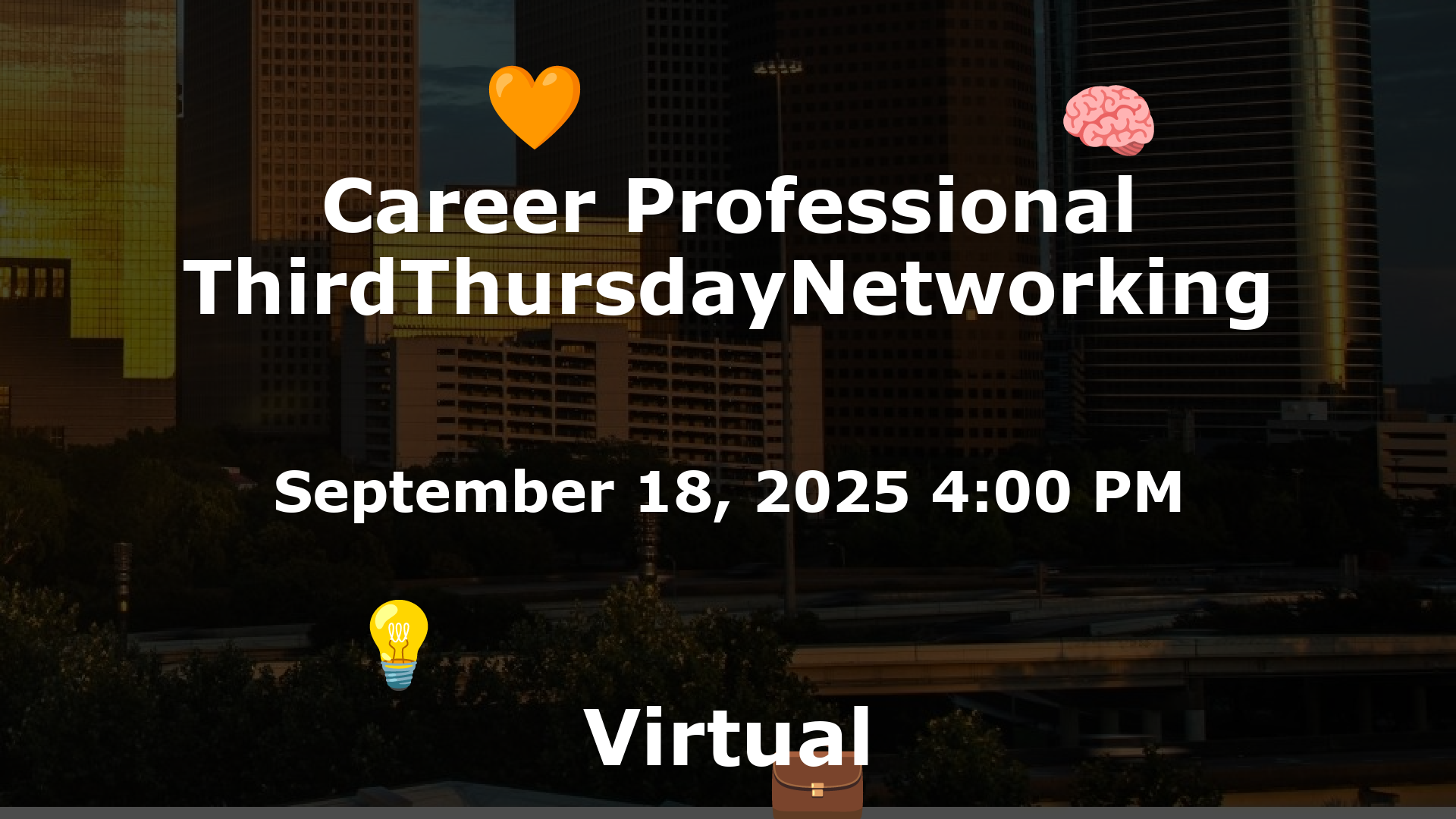 Career Professional ThirdThursdayNetworking  event image